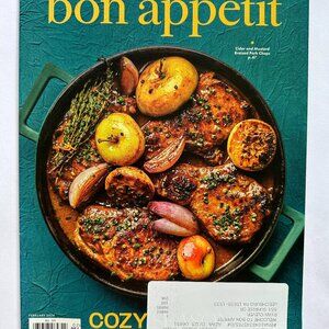 Bon Appetit Magazine February 2024 Cozy Season With Label